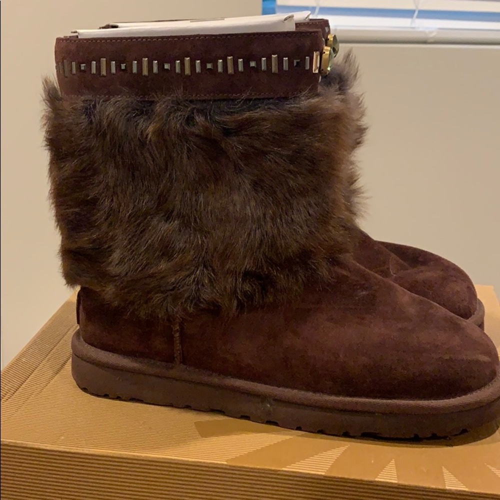 Ugh Vilet Boots with Swarovski crystals